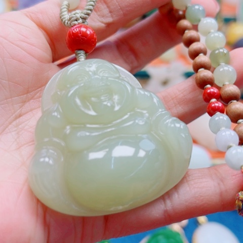 和田玉颈饰未镶嵌多样性发货一件