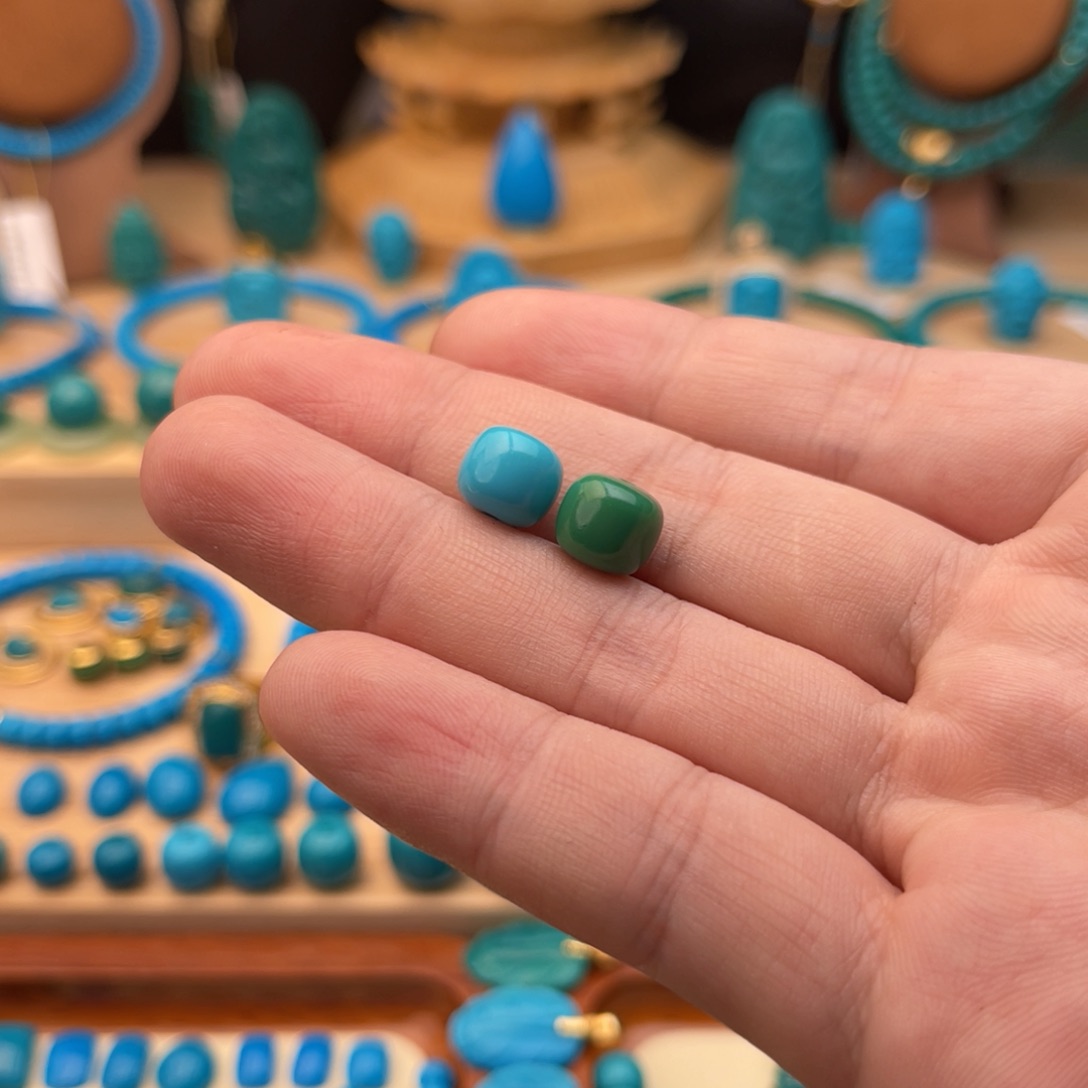 未镶嵌绿松石珠宝奇石好*汇