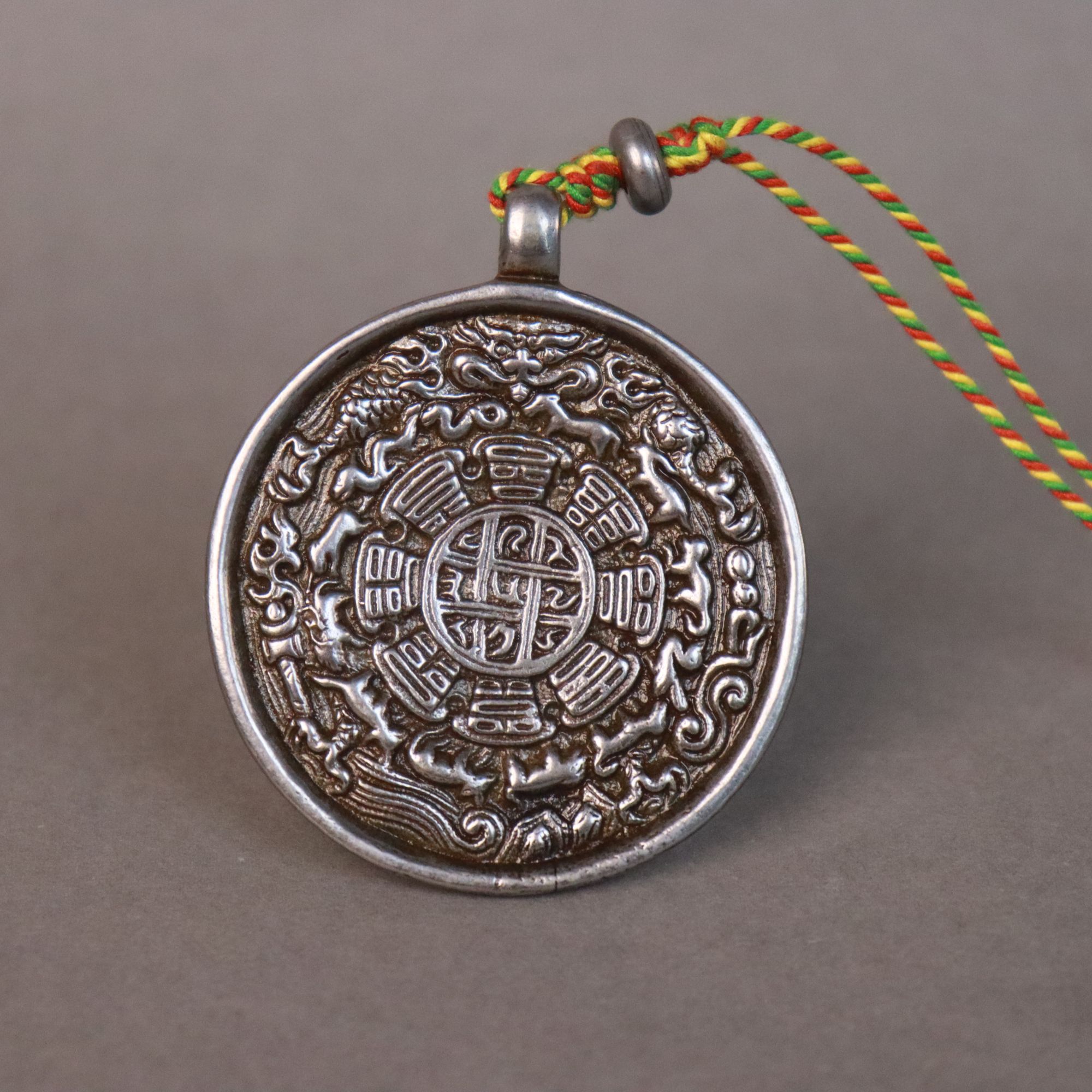 Tgz24 十九世纪 天铁九宫八卦牌