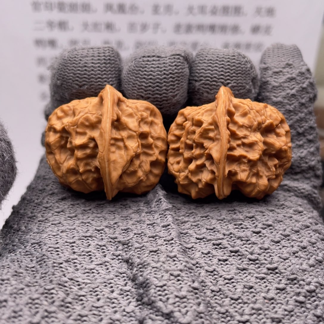 文玩核桃吊坠34肚蓟县红马蹄有磕碰