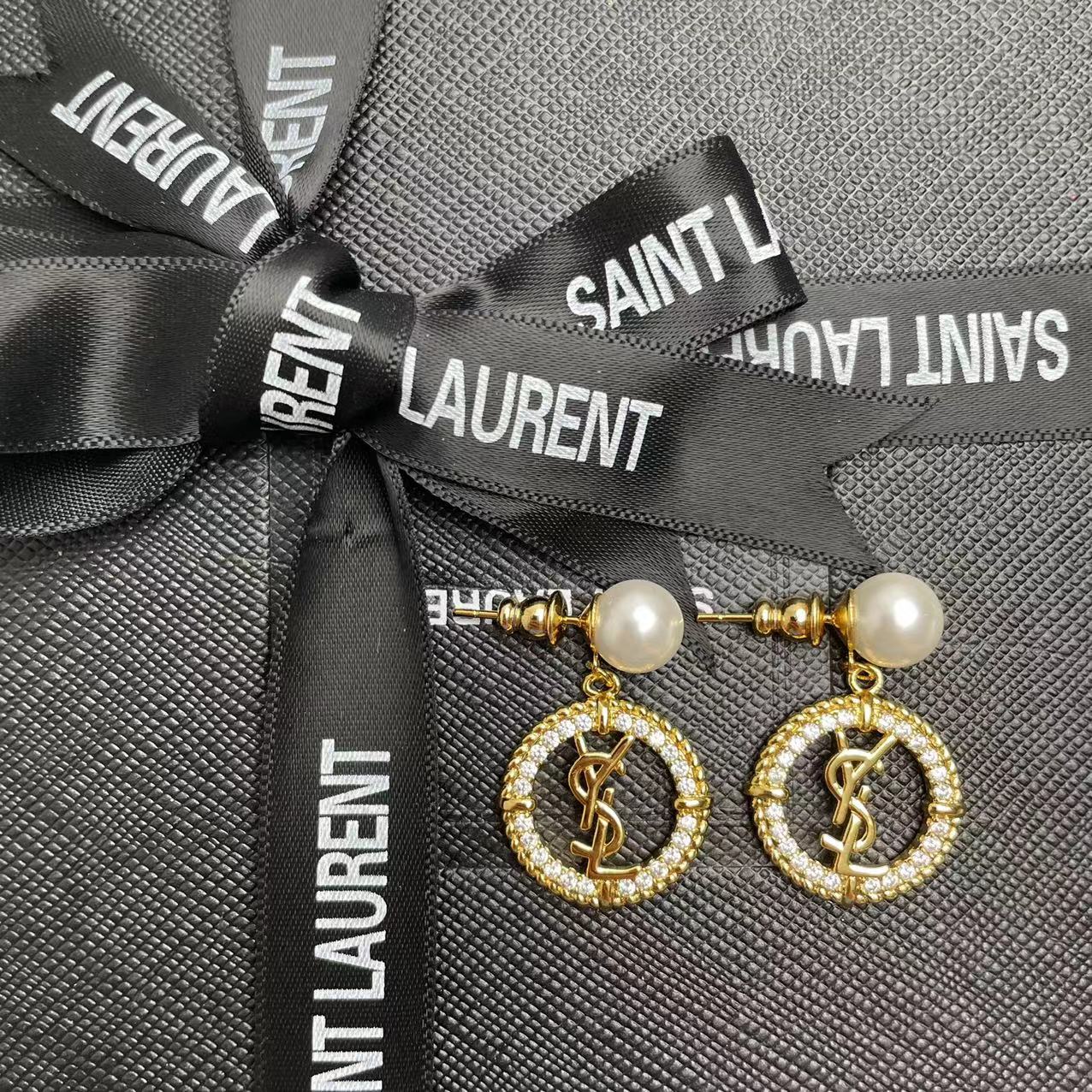 99新 YSL/圣罗兰 耳钉 E17