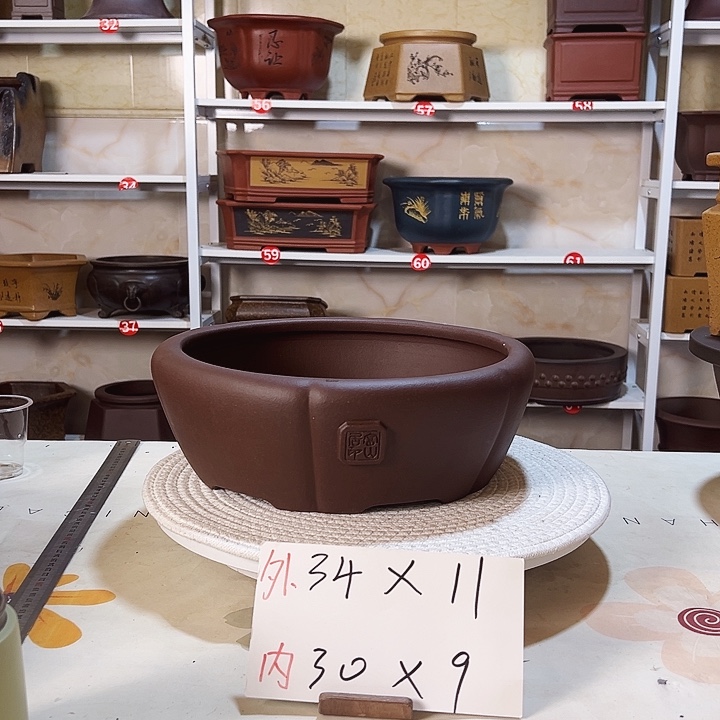 紫砂花盆紫砂花盆