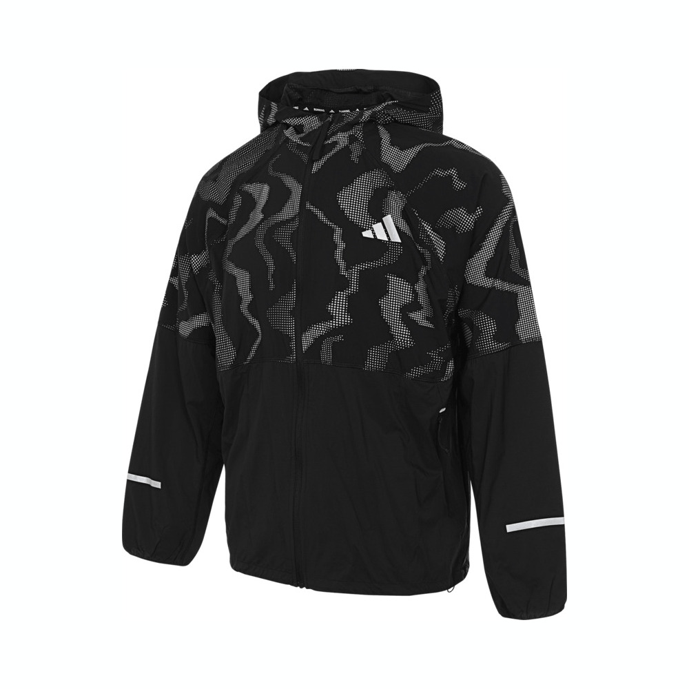 adidas阿迪达斯男子ULT HIVIS JKT M休闲梭织连帽外套JD7796