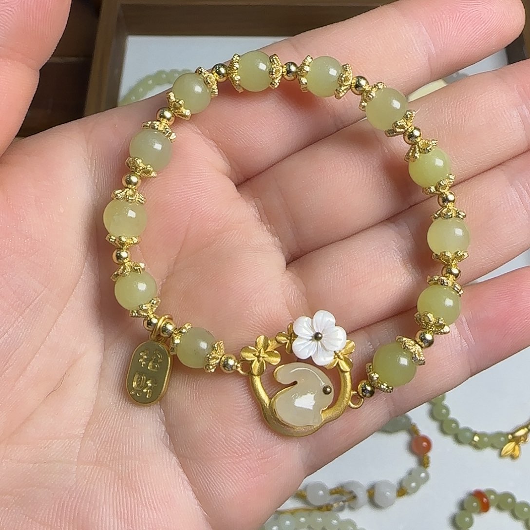 和田玉未镶嵌手链和田玉手串