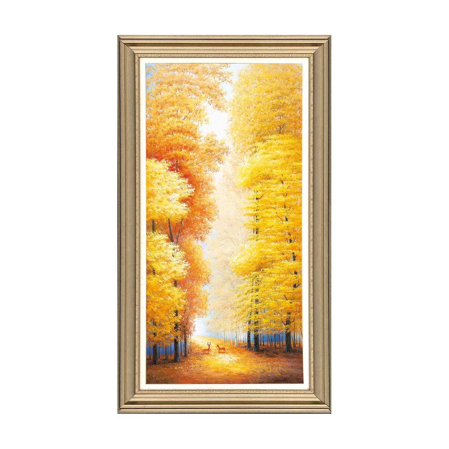 【成功之路】寓意：黄金大道 通往成功  装饰画 油画客厅玄关办公