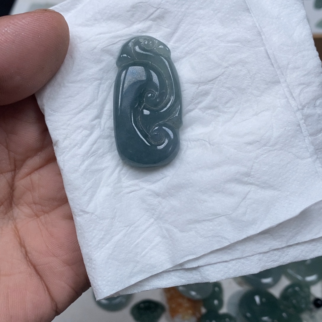 翡翠未镶嵌手链天然a货翡翠24