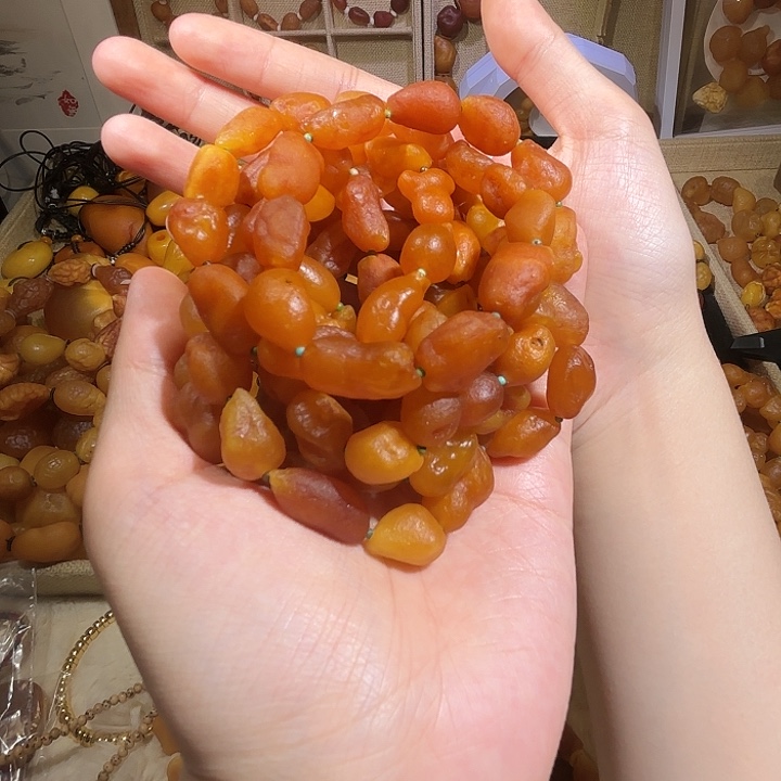 琥珀未镶嵌手链蜜蜡海漂108