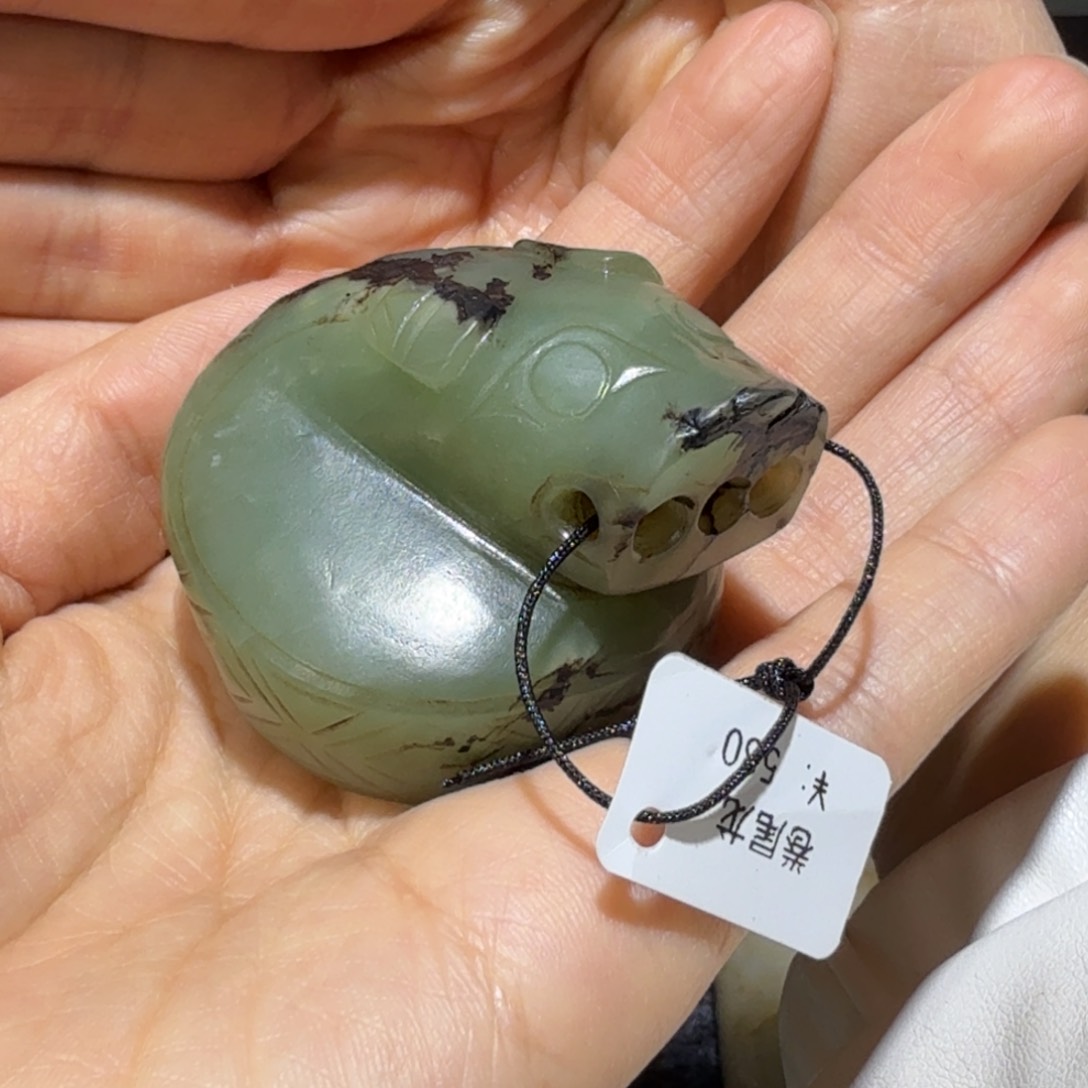 和田玉挂件未镶嵌史**刘