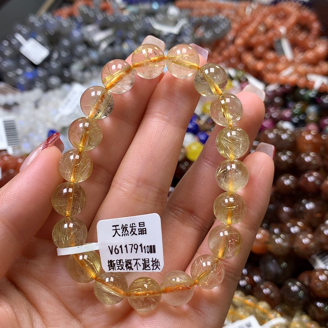 水晶手链未镶嵌，