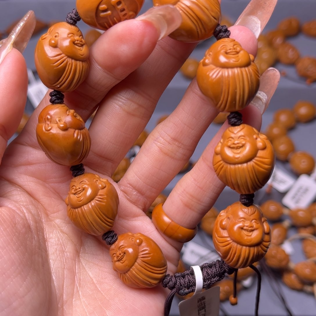 橄榄核吊坠1.7阿福弥勒