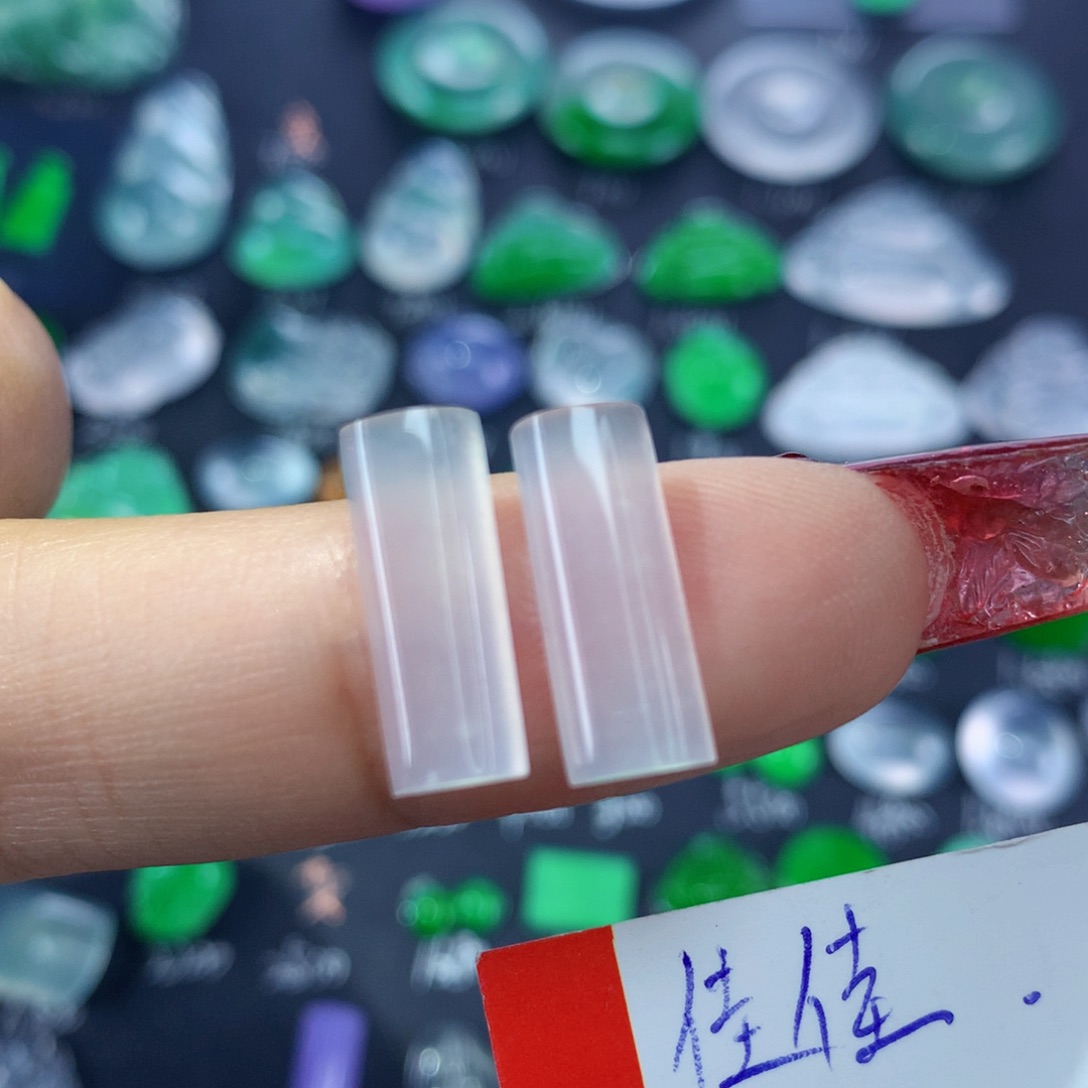 翡翠颈饰未镶嵌纯天然缅甸翡翠A货