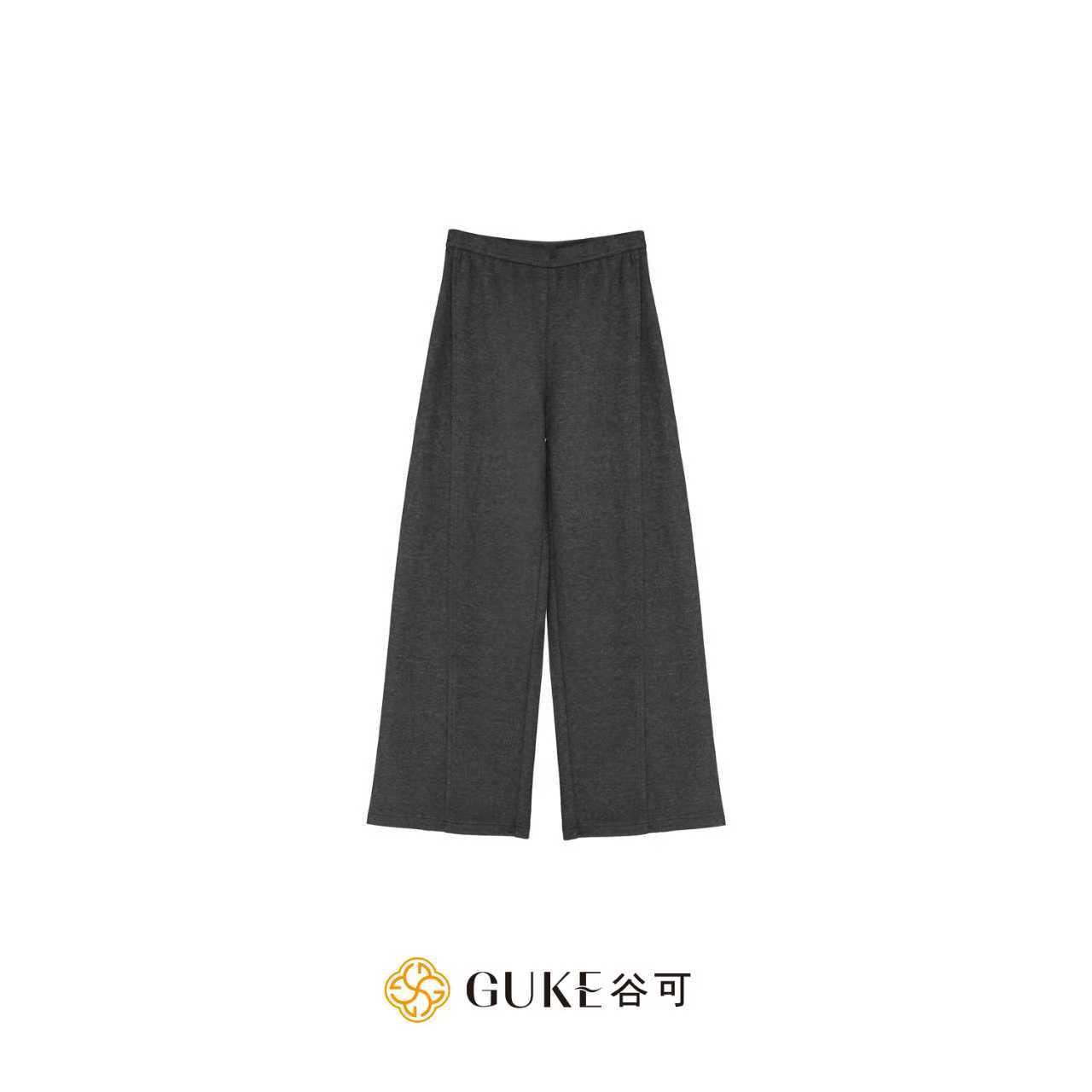 GKE/谷可TK353时髦百搭休闲窄腰阔腿裤2025秋冬新款洋气通勤女裤