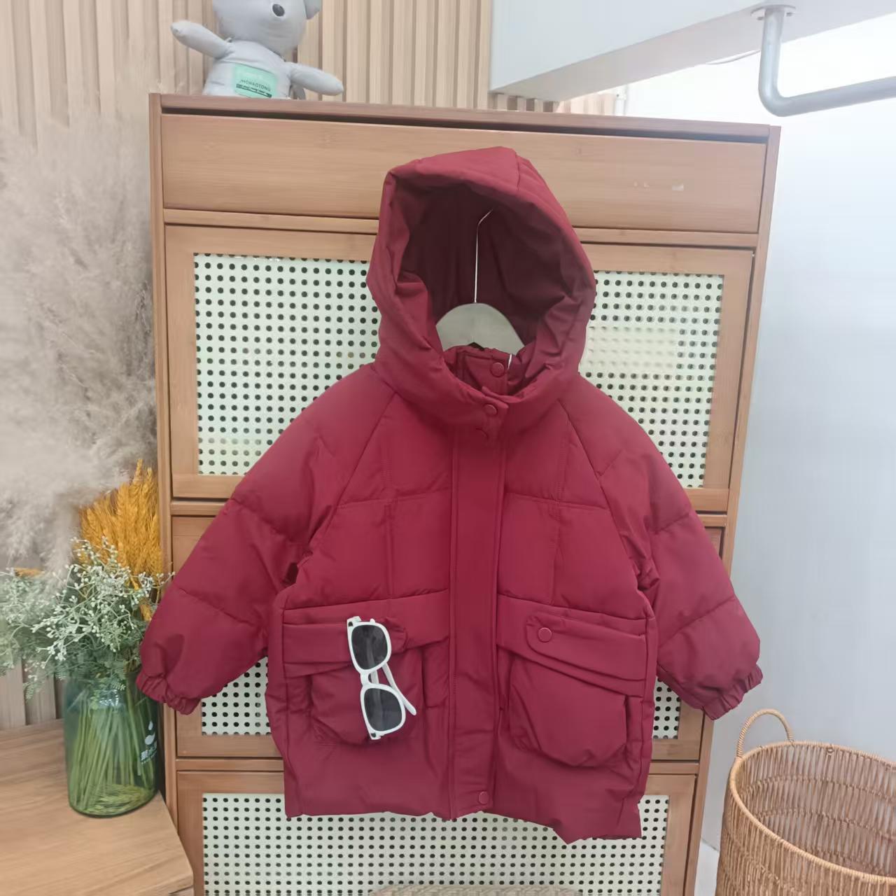 YRF-8008连帽 中性羽绒服 外套新款洋气儿童