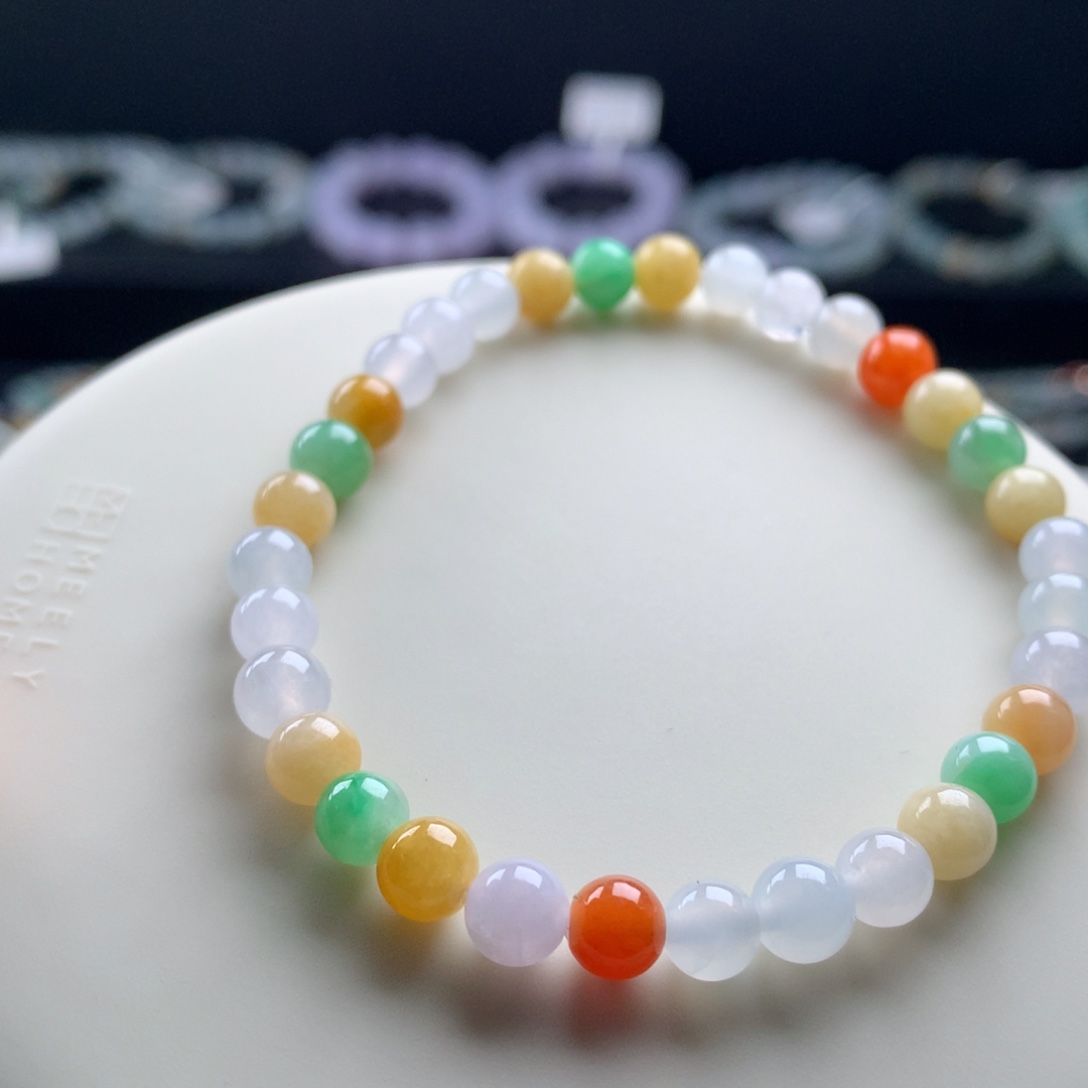 未镶嵌手链翡翠卡5.8