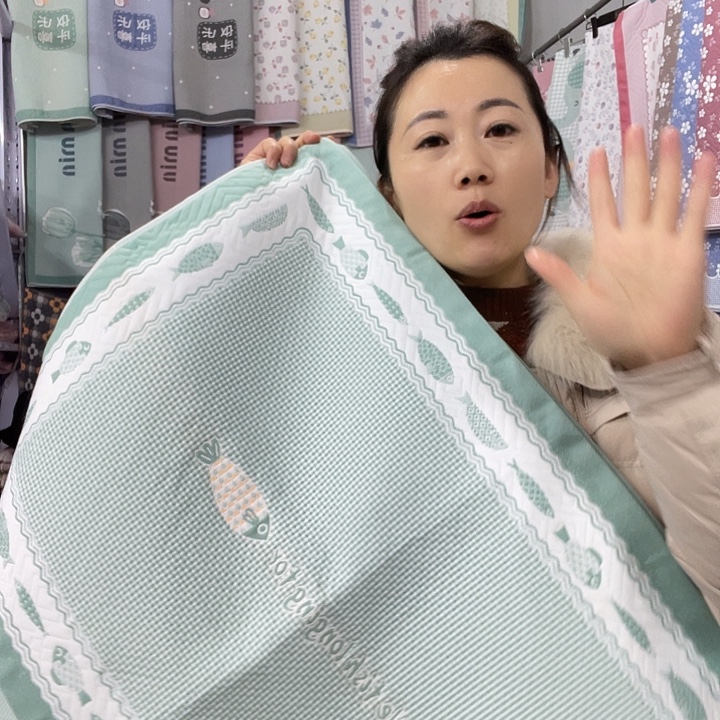 棉特价促销绿色小鱼