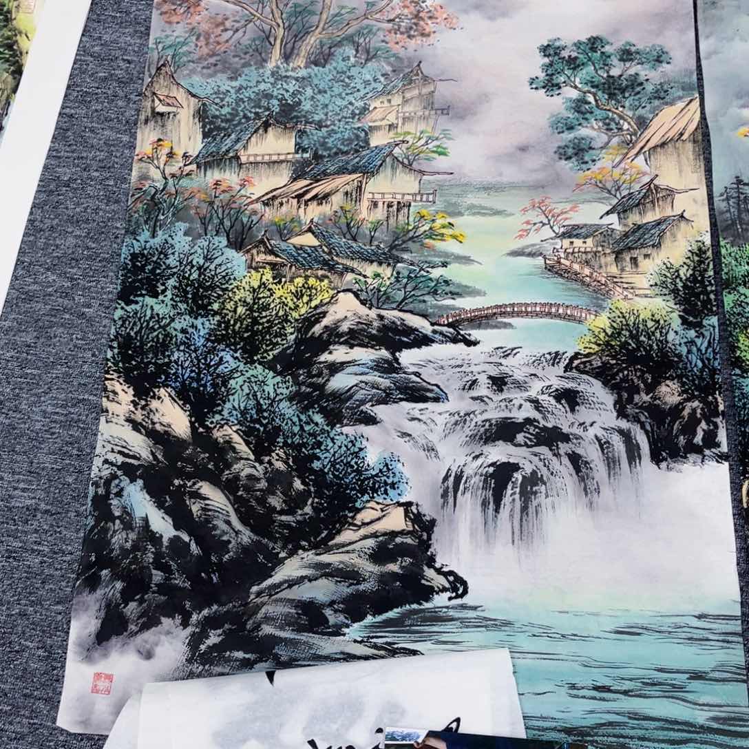 国画雨**露健健康康平平安安