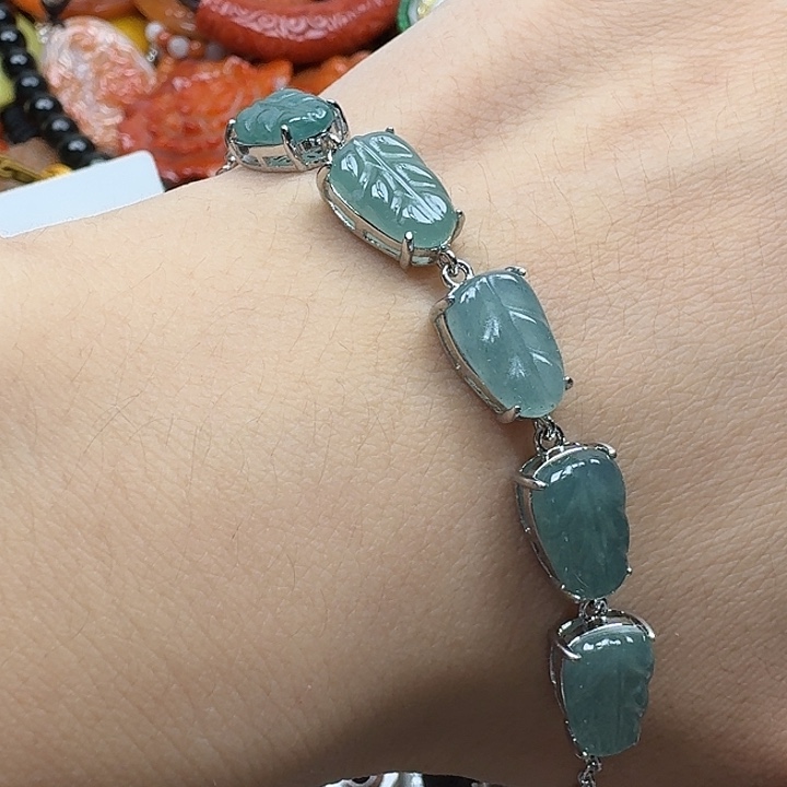 翡翠未镶嵌项链翡翠