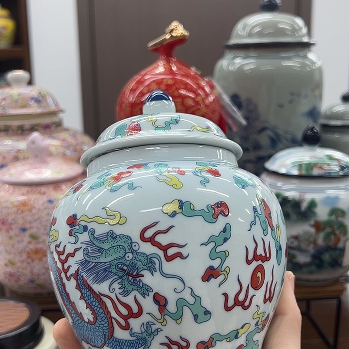 瓷片茶叶罐茶叶罐@@572