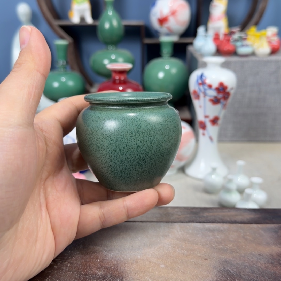 陶瓷手工小花器摆件