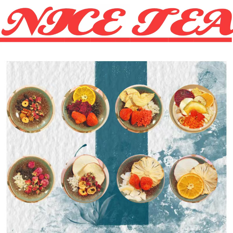 【水果茶】水果大满贯火龙果百香果草莓凤梨苹果桃子