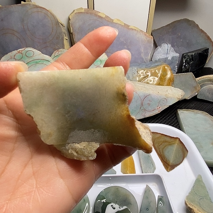 翡翠散珠缅甸翡翠36