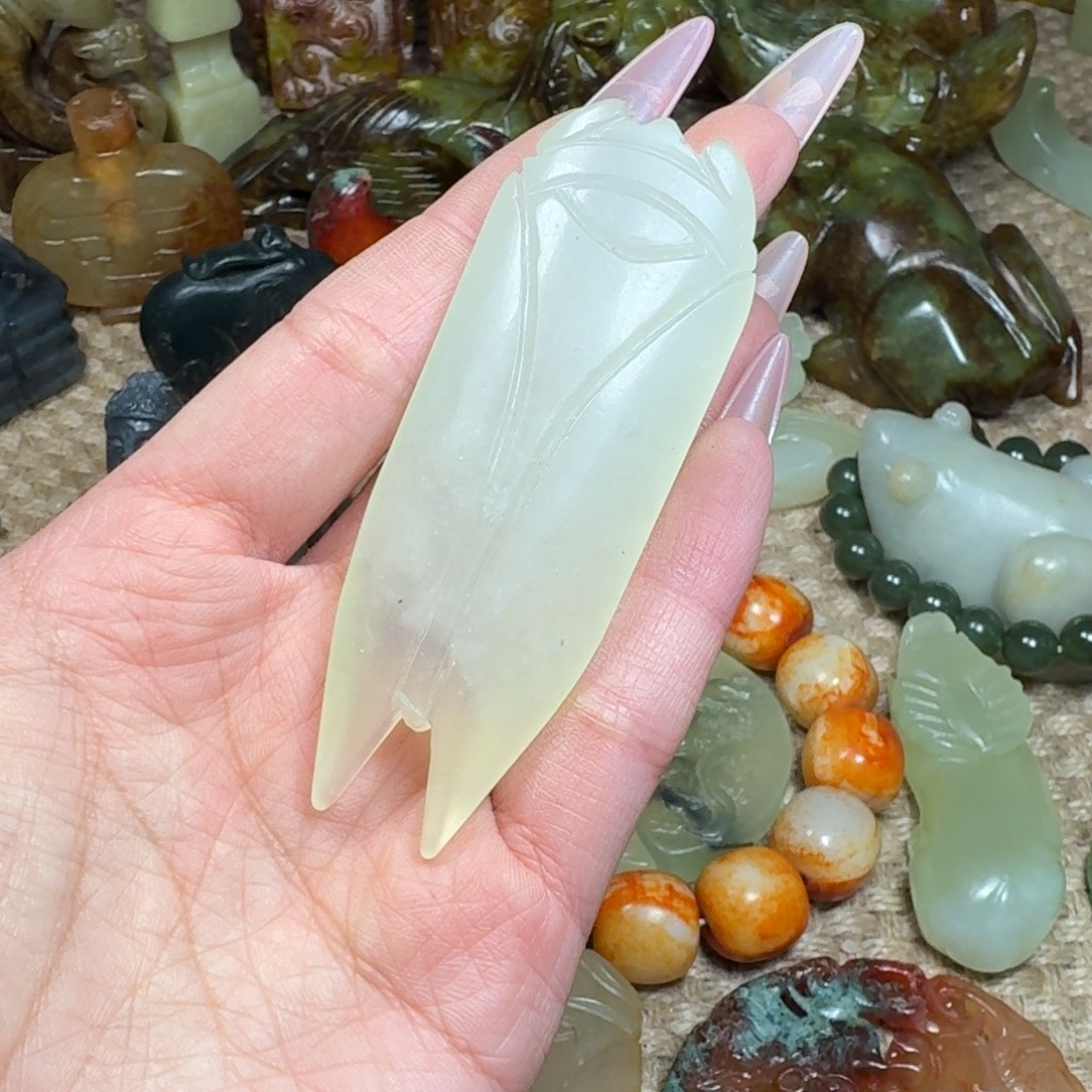 白玉菩提吊坠挂件