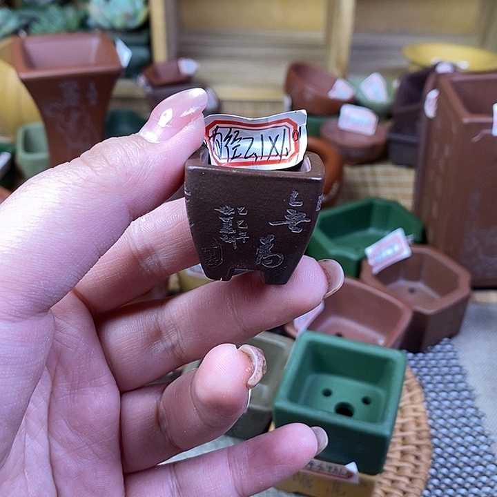 琉璃手工艺品宜兴紫砂精品花盆