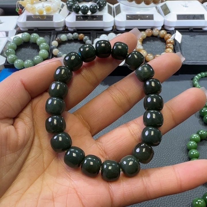 和田玉手串未镶嵌