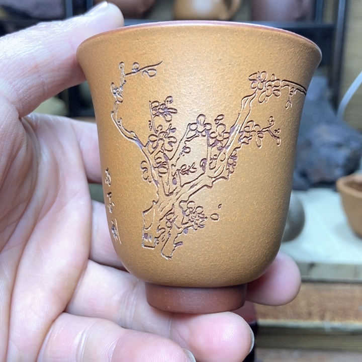 紫砂茶杯紫砂主人杯