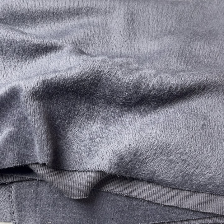 深灰人造毛1米。       