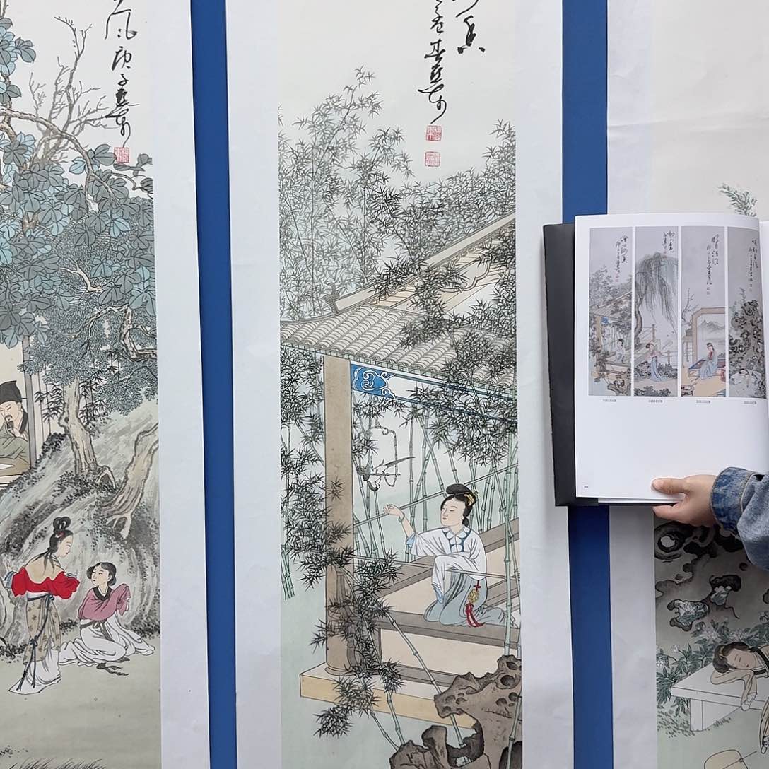 国画多次参加国内外大型