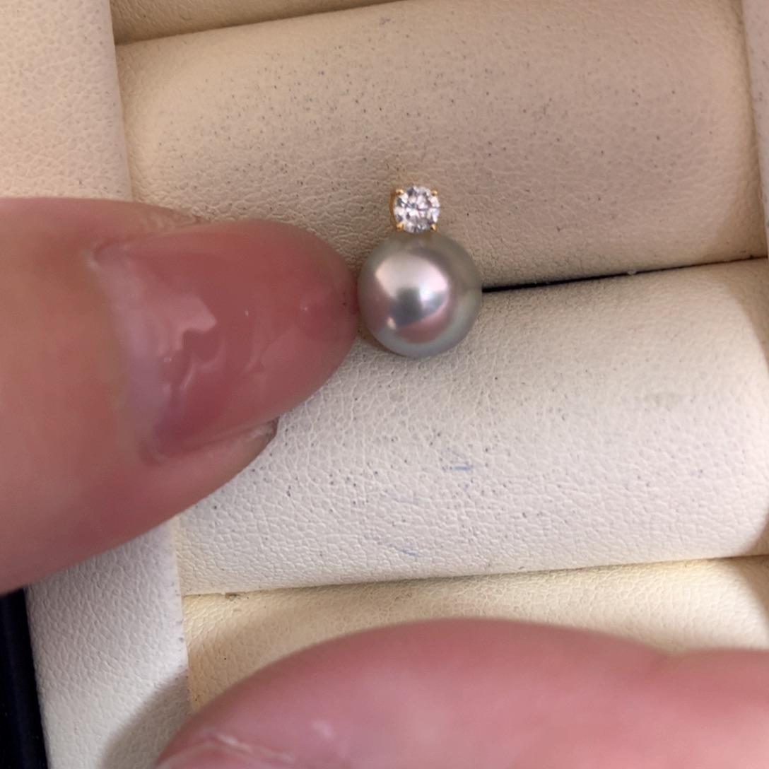 海水珍珠颈饰18K金镶嵌