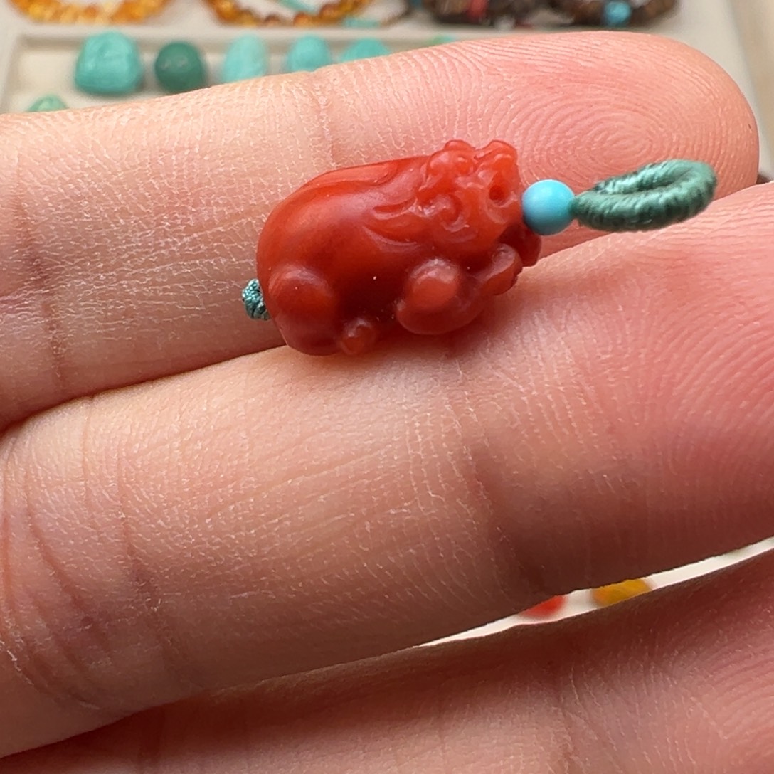南红玛瑙未镶嵌颈饰