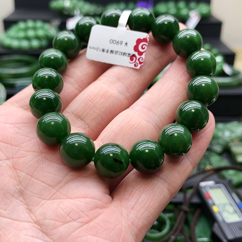 【闪购商品】和田玉（碧玉）手链未镶嵌