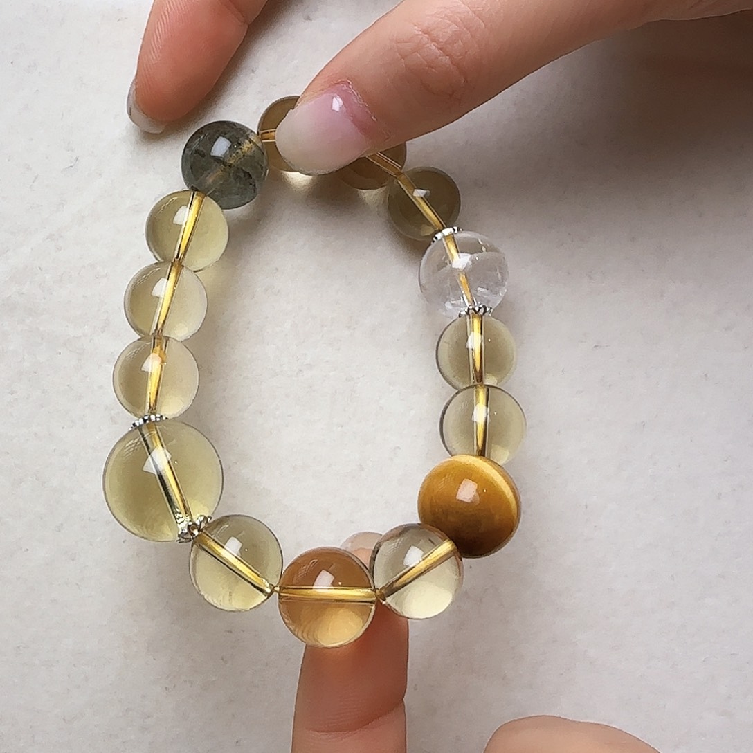 水晶手链未镶嵌多样性发一