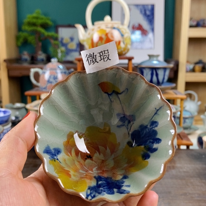 瓷片手工制作工艺精湛等特点