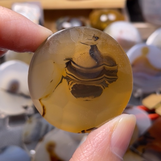 玛瑙/玉髓吊坠(不含链)未镶嵌