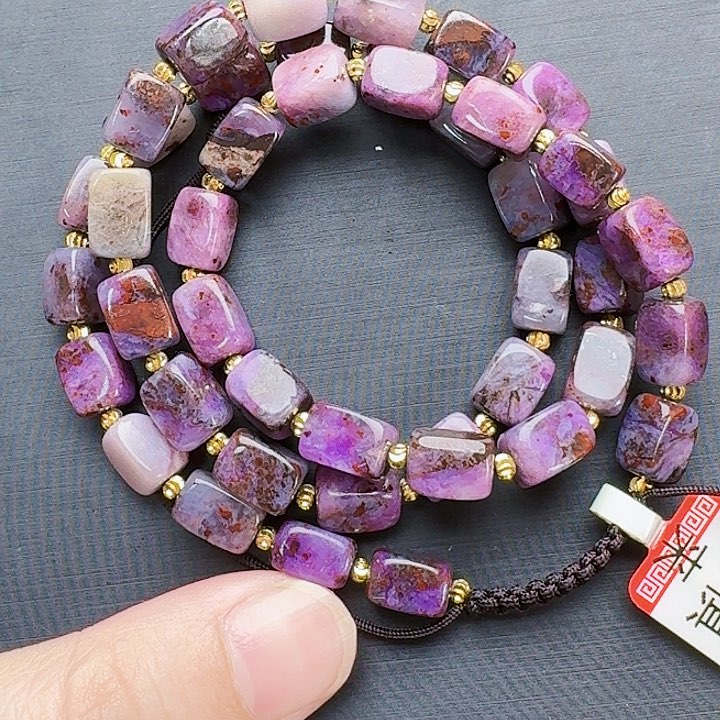 苏纪石（舒俱来）颈饰未镶嵌项链