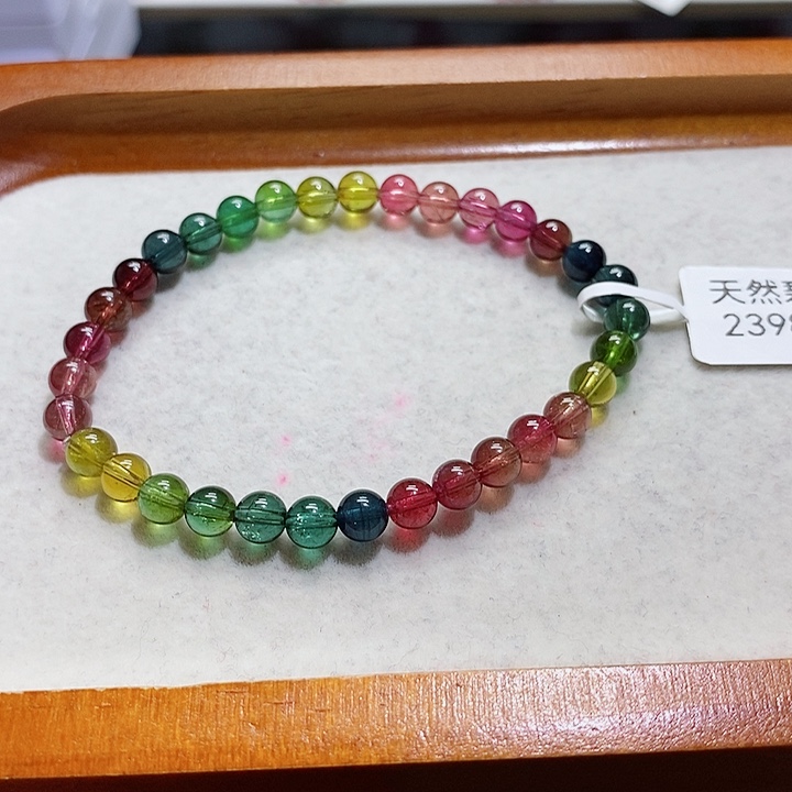 碧玺手链未镶嵌碧玺手串5.7