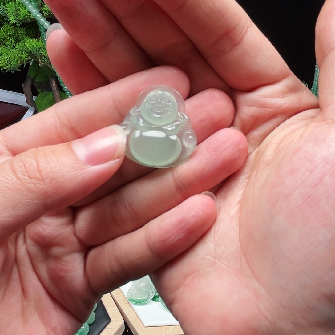 石英质玉吊坠(不含链)未镶嵌小*儿