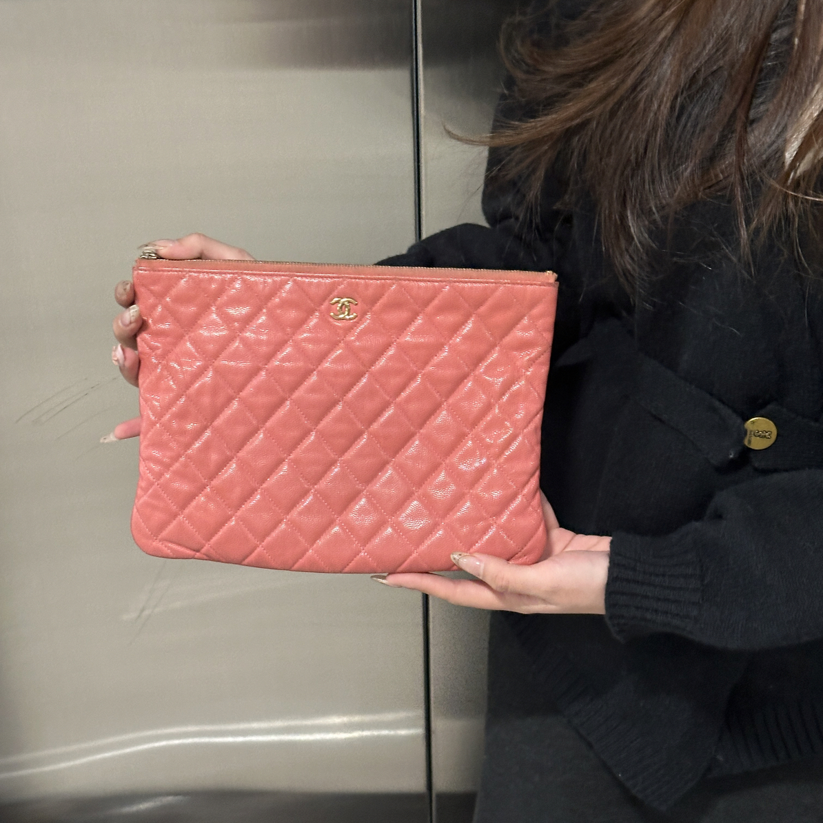 95新 Chanel/香奈儿 95新 粉色手提包
