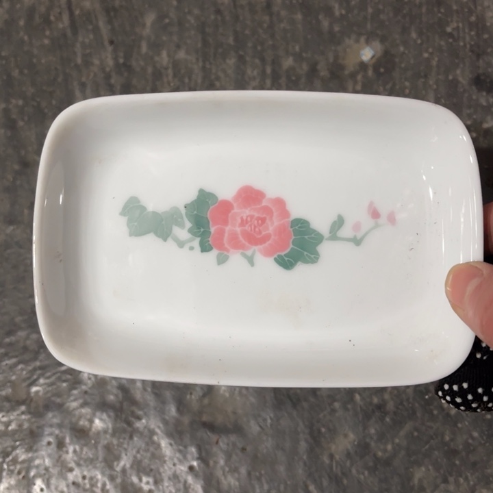 醴陵高温瓷釉下手绘13厘米长