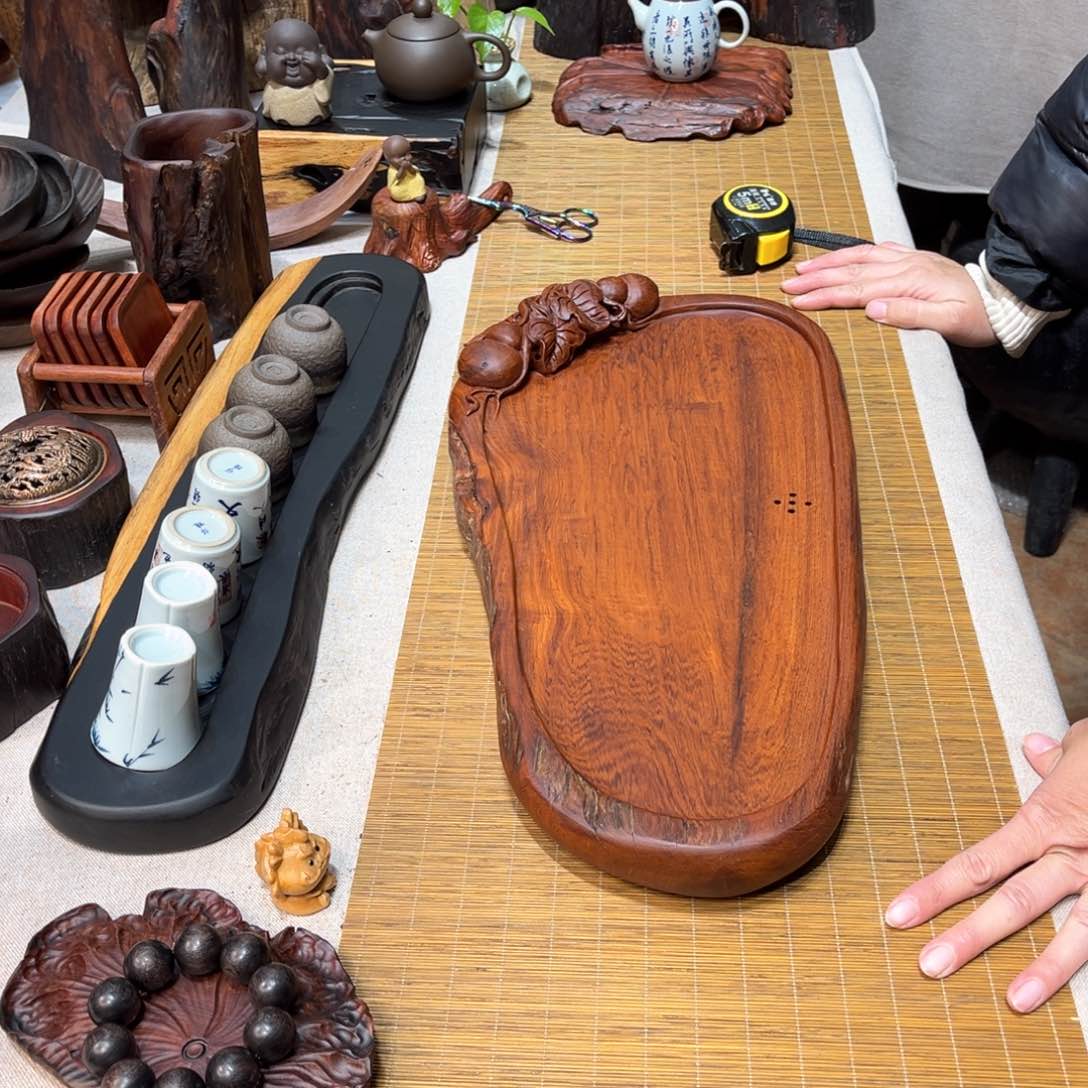 缅甸花梨茶盘茶盘