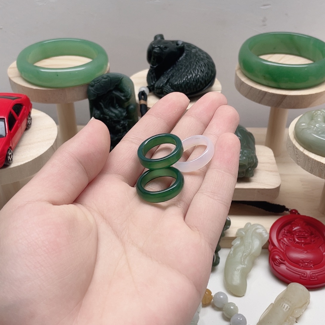 玛瑙/玉髓未镶嵌戒指