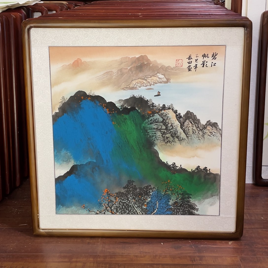 国画带框尺寸63*63厘米