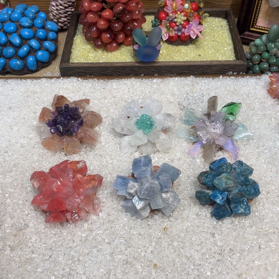 莲***园松塔干花摆件永生花