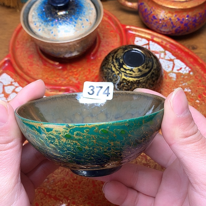 茶盏建盏大漆，全手工制作
