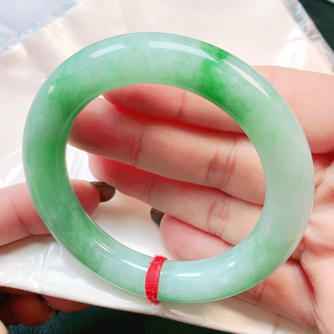 未镶嵌手镯翡翠圆条27008