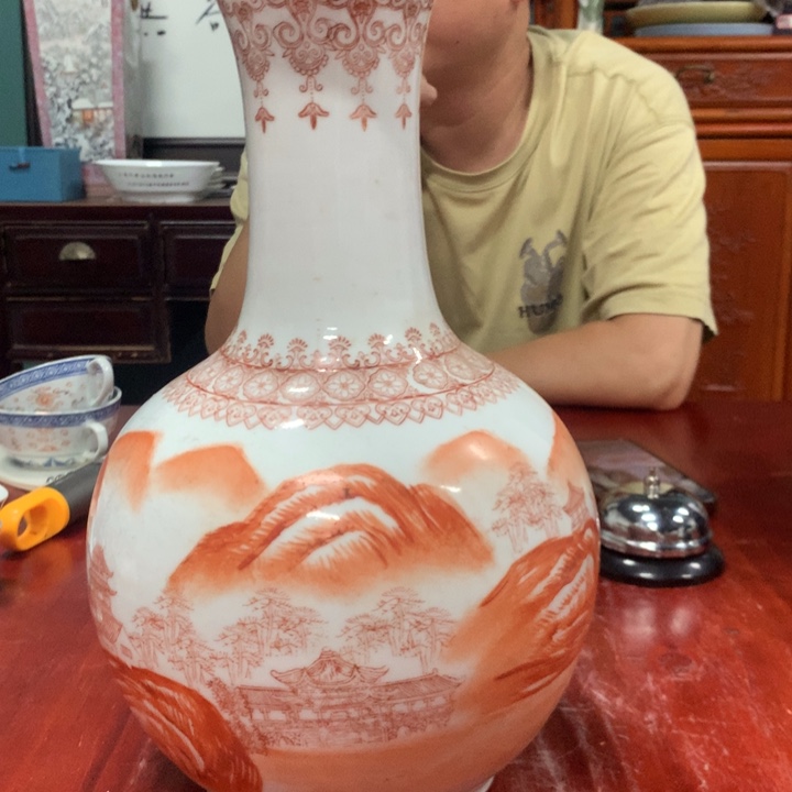 Y*H景德镇陶瓷手绘瓶