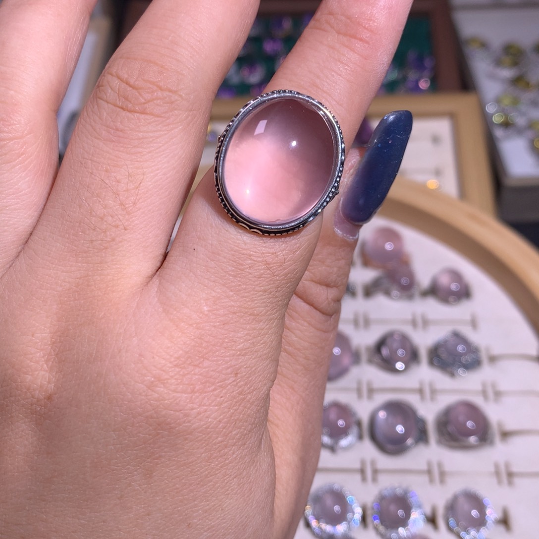 【闪购商品】水晶戒指银S925镶嵌6****孩